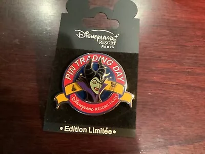 Disney DLRP Paris Pin Trading Day Maleficent #60/800 • $10.75