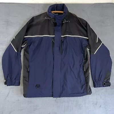 Vintage FILA Jacket Windbreaker Full Zip Packable Hood Mens XL FAST SHIPPING • $22.99