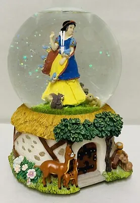 Disney Snow White  Whistle While You Work  Enesco Wind Up Musical Snow Globe • $39