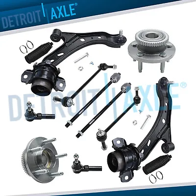 Front Lower Control Arms Wheel Hubs Tie Rods For 2005 2006 - 2010 Ford Mustang • $210.20