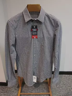 Van Heusen FLEX3 Dress Shirt Men's Size S 14-14 1/2 34/35 (may Fit: Long) NWT • $11.45