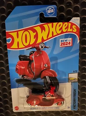 Hot Wheels VESPA 90 SS SUPER SPRINT (1966)  New Casting (2024 D Case) • $1.99