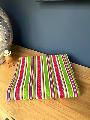 £5 • Buy 5 Meter Piece Of Christmas Stripe Polycotton.