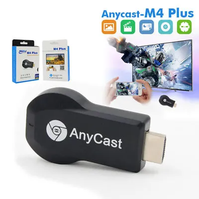 AnyCast M4 Plus WiFi Affichage Dongle Récepteur Airplay Miracast'HDMI TV DLW_ • $10.49