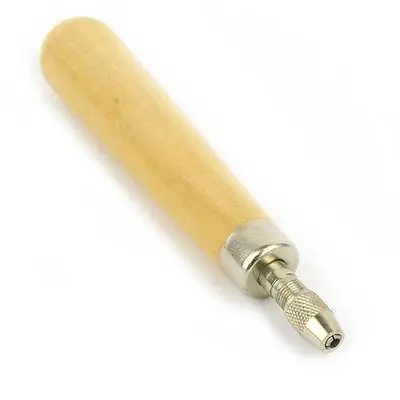 $12.73 • Buy Wooden Handle For Needle Files With Steel Quick Locking Chuck - AFH-6826(19225)