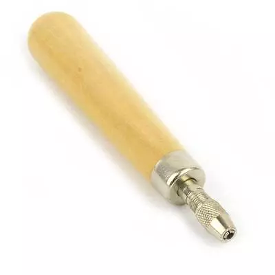 $12.73 • Buy Wooden Handle For Needle Files With Steel Quick Locking Chuck - AFH-6826(19225)