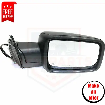 Power Mirror For 2013 Ram 1500 2500 Right Power Folding Heated Textured Black • $203.99