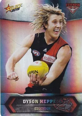 $2.15 • Buy  AFL 2015 Select Essendon Bombers - Dyson Heppell Silver Parallel Card No.SP57