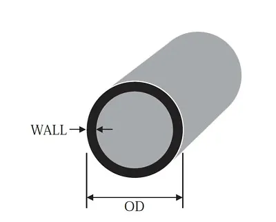 ALUMINIUM ROUND TUBE METRIC 80mm • $12.05