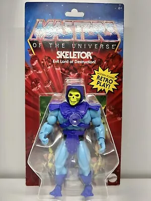 Masters Of The Universe  Origins Skeletor Vintage Head With Protective Case • $40