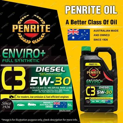 $85.95 • Buy Penrite Enviro+ C3 5W30 Engine Oil 5L For Mitsubishi Lancer Mirage Pajero Triton