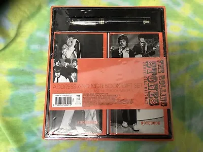 £12.99 • Buy The Rolling Stones Address Book  & Notebook With Pen Gift Set New & Still Sealed