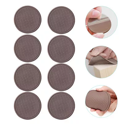  8 Pcs Floor Protector Mat Carpet Tile Table And Chair Mats Sofa • £6.88