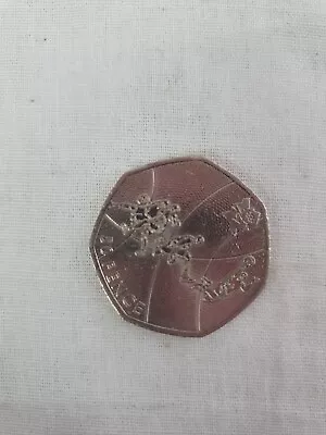 Rare Collectable 2011 Olympic  Basketball 50p Piece. Good Condition  • £2.99