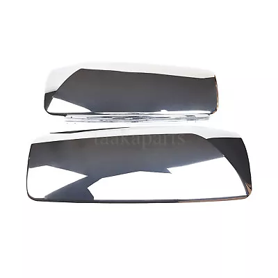 For 2004-2018 Volvo VNL Door Mirror Cover Chrome Set Driver&Passenger Side LH+RH • $72.99