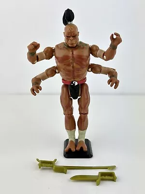 Vintage Hasbro Mortal Kombat GORO Action Figure GI Joe - RARE W/ Weapons & Stand • $62