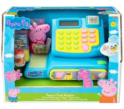 Peppa Pig Cash Register Till Supermarket Role Play Till Toy + Accessories Extras • £12.99