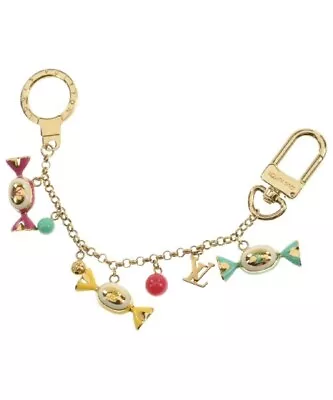 Louis Vuitton Keyring Bag Charm Porte Cles Cianne Delice Gold Gp M66002 L 22cm • $379.16