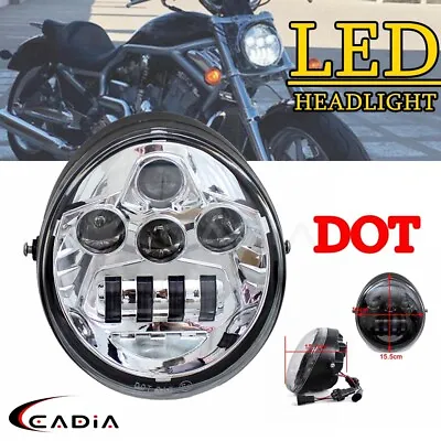 For Harley VRSC VRSCX VRXSE VRSCR V-Rod Street Rod DOT Headlight LED Headlamp • $109.99