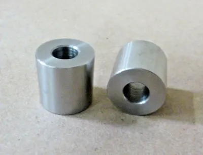 3/8  ID X 7/8  OD X 7/8  TALL STAINLESS STEEL STANDOFF / SPACER / BUSHING 2Pcs • $17.55