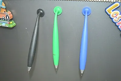 £4.99 • Buy Magnetic Pen   Rubber Grip Pens  Magnet Pen Fridge  Metal Surfaces  High Quality