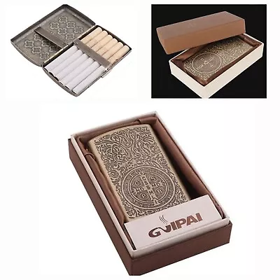 Vintage Design Cigarette Holder Case Double Sided Portable Box M11 • $13.45