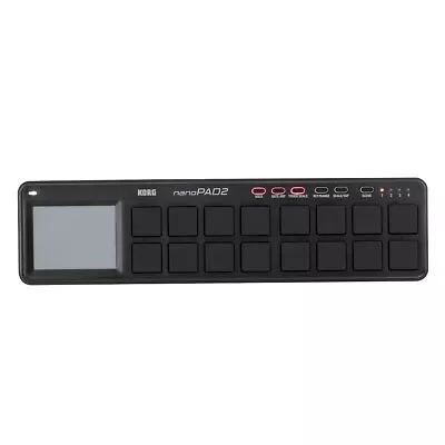 Korg NanoPAD2 Slim-Line USB Drum Pad Controller Black • $64.99