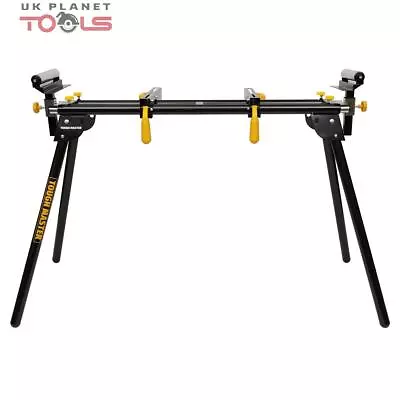 Universal Mitre Saw Stand Workshop Adjustable Folding Legs Quick Release Clamps • £68.69