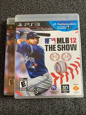 Mlb The Show 12 - Ps3 - Complete W/manual - Free S/h - (p) • $5.95