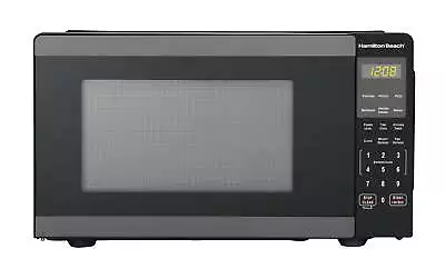 Hamilton Beach 0.9 Cu. Ft. Countertop Microwave Oven 900 W Black Stainless Steel • $65.10