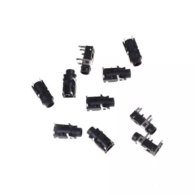 10 Pcs PCB Panel Mount 4 Pin 1/8  3.5mm Female Socket Stereo Headphone Jack*wl • £4.56