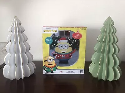$94.99 • Buy 3.5 Ft Despicable Me Minion Otto Ugly Sweater & Candy Cane Christmas Inflatable
