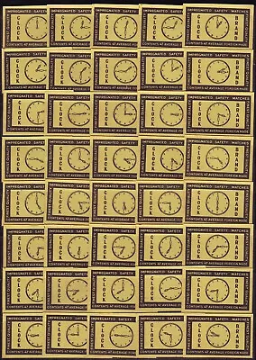 Latvia - 1950-60s  Clocks  Matchbox Labels - Lot 22 • $0.99