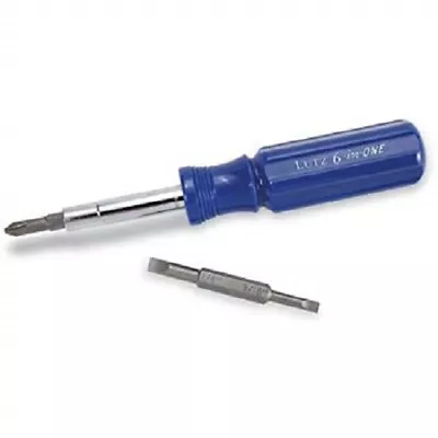 LUTZ 6-IN-1 Screwdriver By Gorilla Glue (Blue) • $10.34