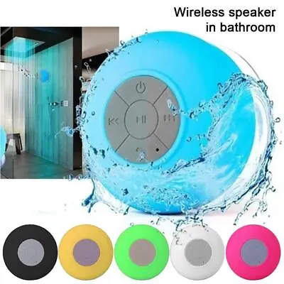 Bluetooth Wireless Speaker Waterproof Shower Wireless Resistant Portable Mic  • $10.99