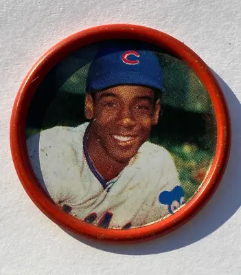 1962 Ernie Banks Chicago Cubs Salada Tea & Junket Desserts Coin #17 • $24.99