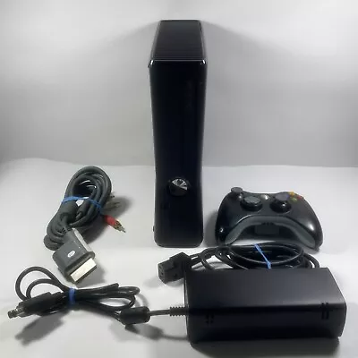 Microsoft Xbox 360 S Slim Model 1439 Matte  Console Controller 5 Games • $109.99