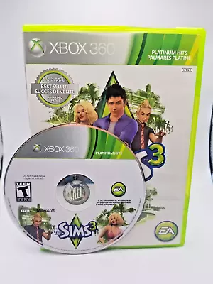 The Sims 3 [Microsoft Xbox 360) Play With Life!! Tested And Working!! • $9.99