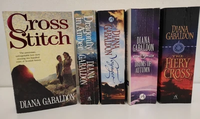 $44.90 • Buy Diana Gabaldon 5 Book Lot Bundle - Outlander Series Books 1-5 - Historical Drama