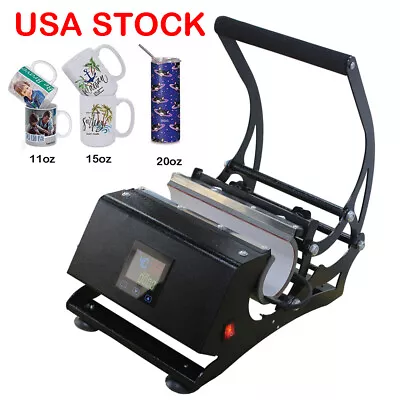 $80.04 • Buy 3D Sublimation Vacuum Cup Heat Press Machine For 20oz Vacuum Cup Heat Transfer