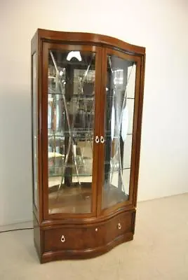 Thomasville Mahogany Bogart Collection Curio / China Display Cabinet  Bel Air  • $2400