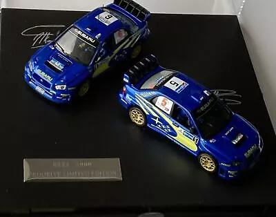 1/43 Prodrive (IXO) 2 CAR SET PRO25 Subaru Impreza WRC 2005 Mexico #5 & NZ #6 • $191.58