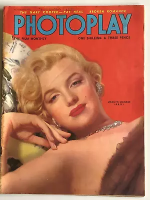 Marilyn Monroe Photoplay Magazine Nov 1952 Rare UK • $73.99