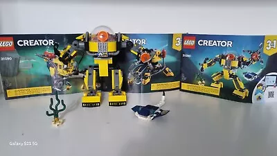 LEGO CREATOR 3 In 1 Underwater Robot Set # 31090 • $35