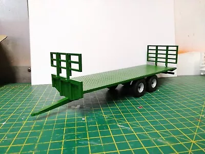 1:32 Bailey 26ft Bale Trailer Model Kit Britains Siku Tractor Farm UH Wiking • £45.99