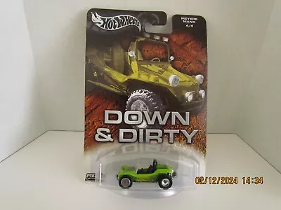 Hot Wheels 2003 DOWN & DIRTY MEYERS MANX GREEN RR REAR METAL COLLECTION Cars B3A • $7.85