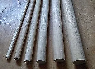 15cm Wooden Craft Sticks - Hardwood Dowels Poles CHOOSE QUANTITY & DIAMETER • £3.17