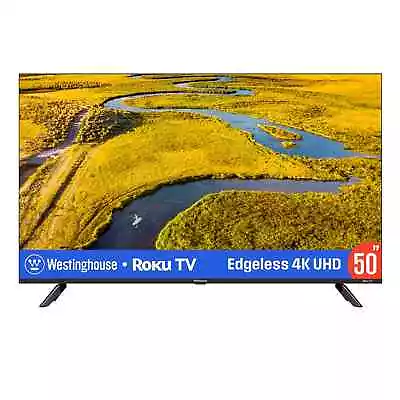 Westinghouse 50″ Edgeless 4K UHD Roku TV • $449.99