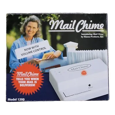 Mail Chime MAIL-1200 Wireless Mail Alert System - White • $62.99