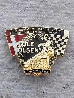 Coventry  Bees Ole  Olsen  Speedway Badge In Gold  • £2.99